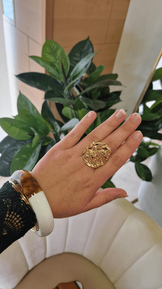 Bague Iva doré