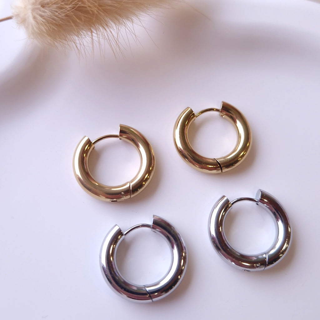 boucles d'oreilles femme créoles basic intemporel