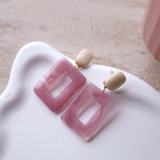 Boucles d'oreilles Lola en résine légères