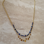 Collier Isaure bleu