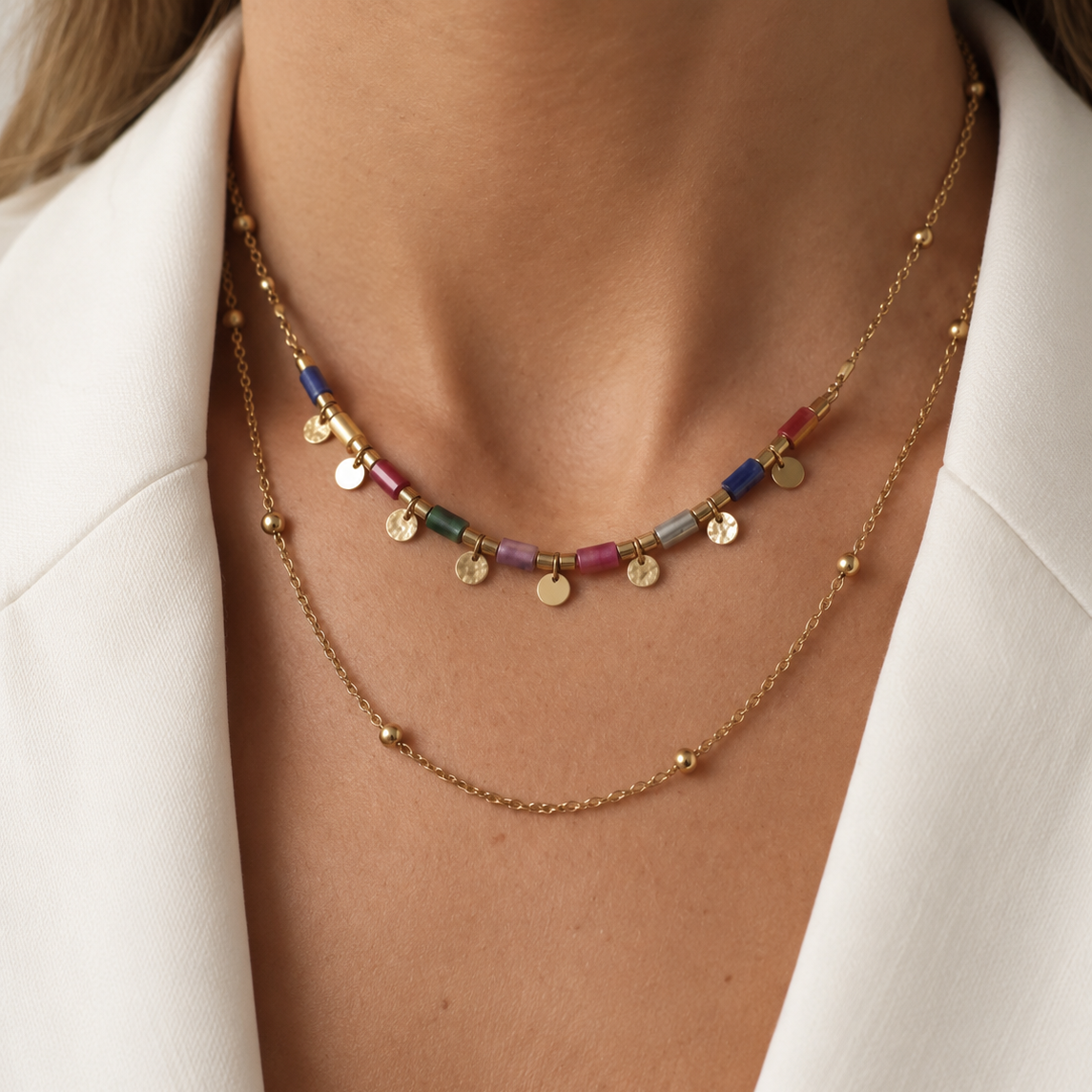 Collier Double Rang Sasha