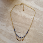 Collier Isaure bleu
