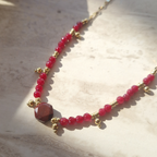Collier Isée Bordeaux