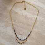Collier Isaure bleu