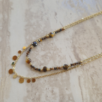 Collier Isaure marron
