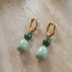 Boucles d'oreilles Anna Vert