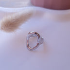 bague design oval acier inoxydable femme tendance 2026