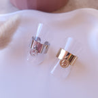 bague breloque doré ou argenté acier inoxydable 