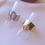 bague tendance style roi pour femme acier inoxydable