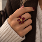 Bague Flora Bordeaux
