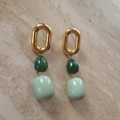 Boucles d'oreilles Anna Vert