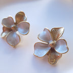 Boucles d'oreilles Camélia