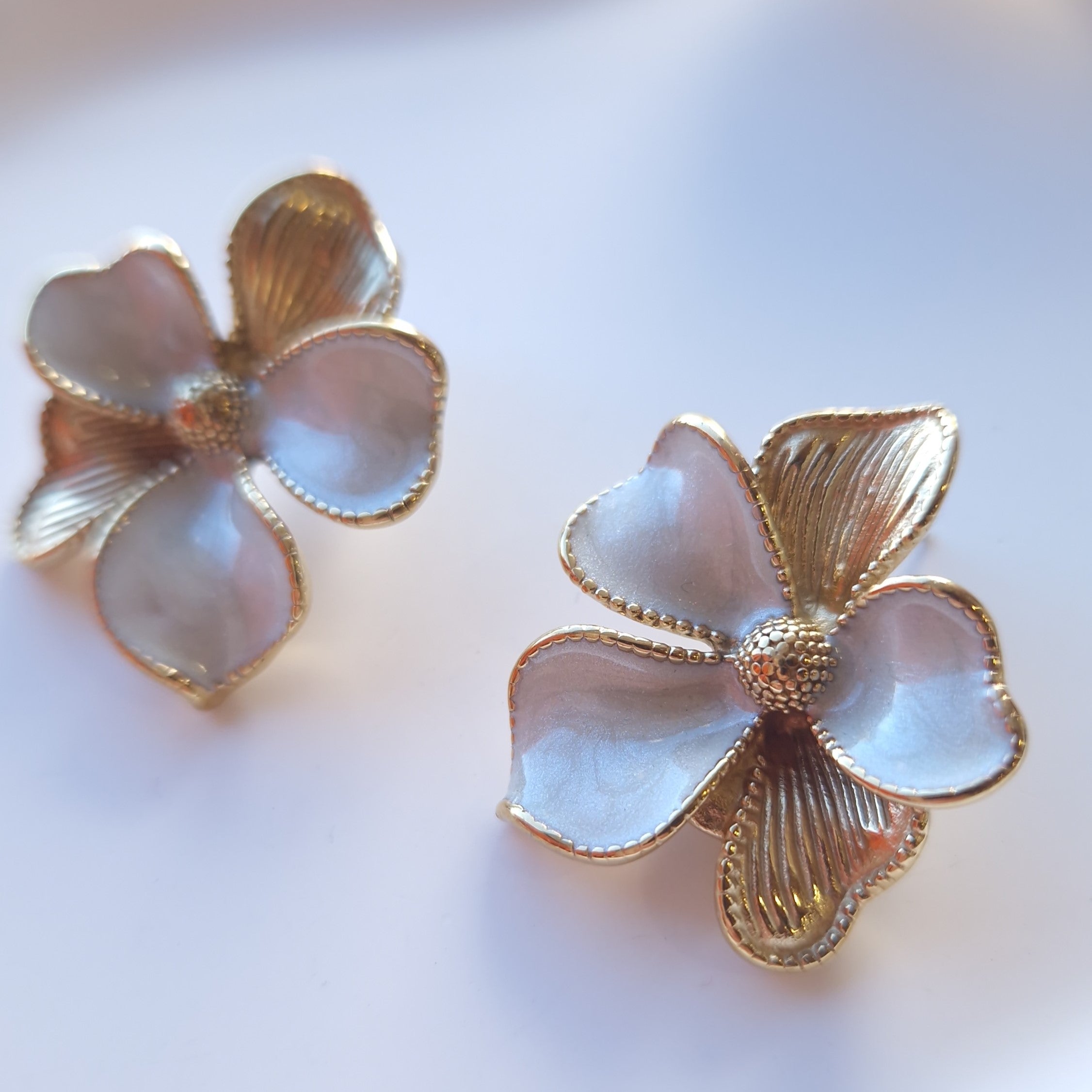 Boucles d'oreilles Camélia