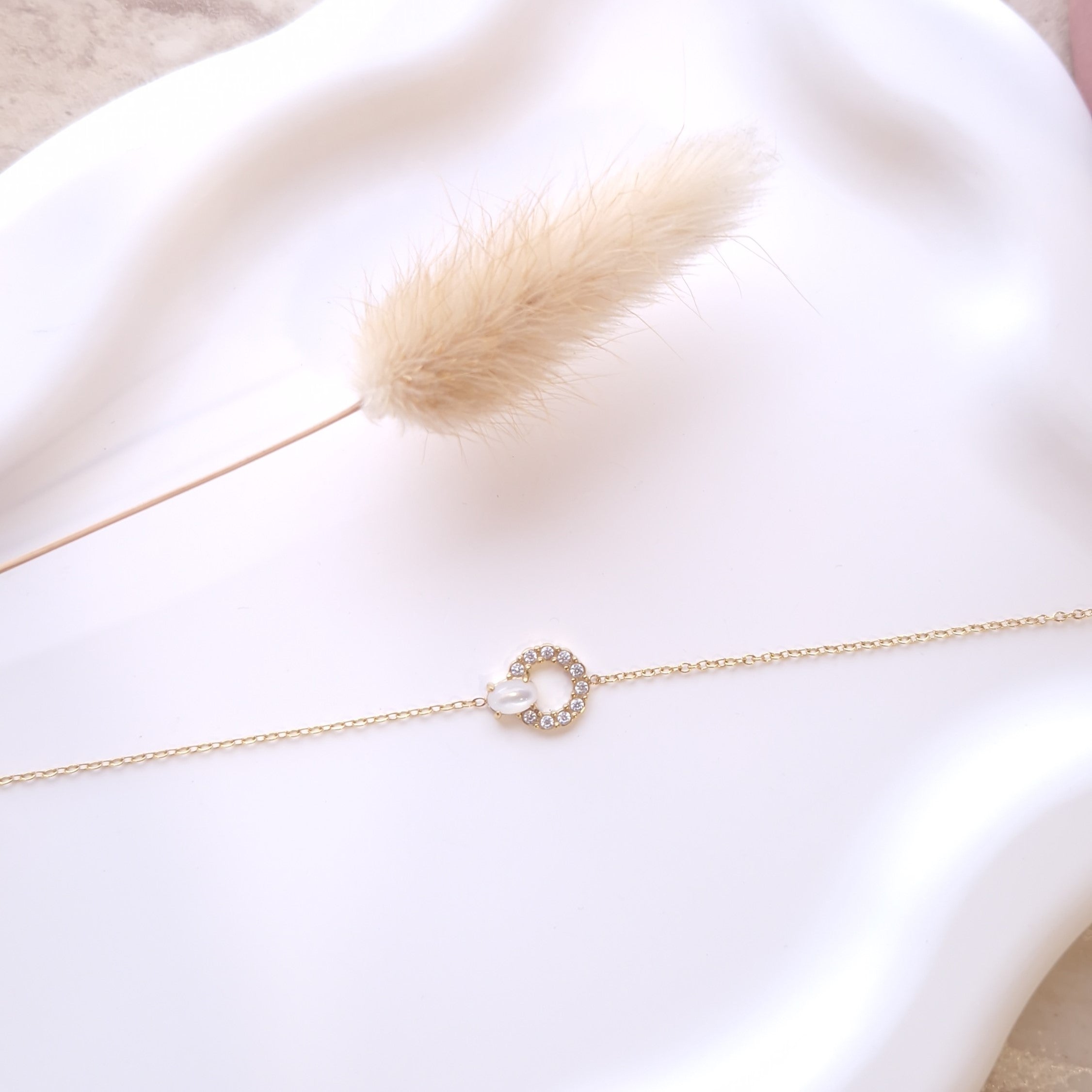 bracelet strass femme rond chaine acier inoxydable 2026