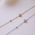 bracelet étoile strass acier inoxydable résistant à l'eau bijou femme 