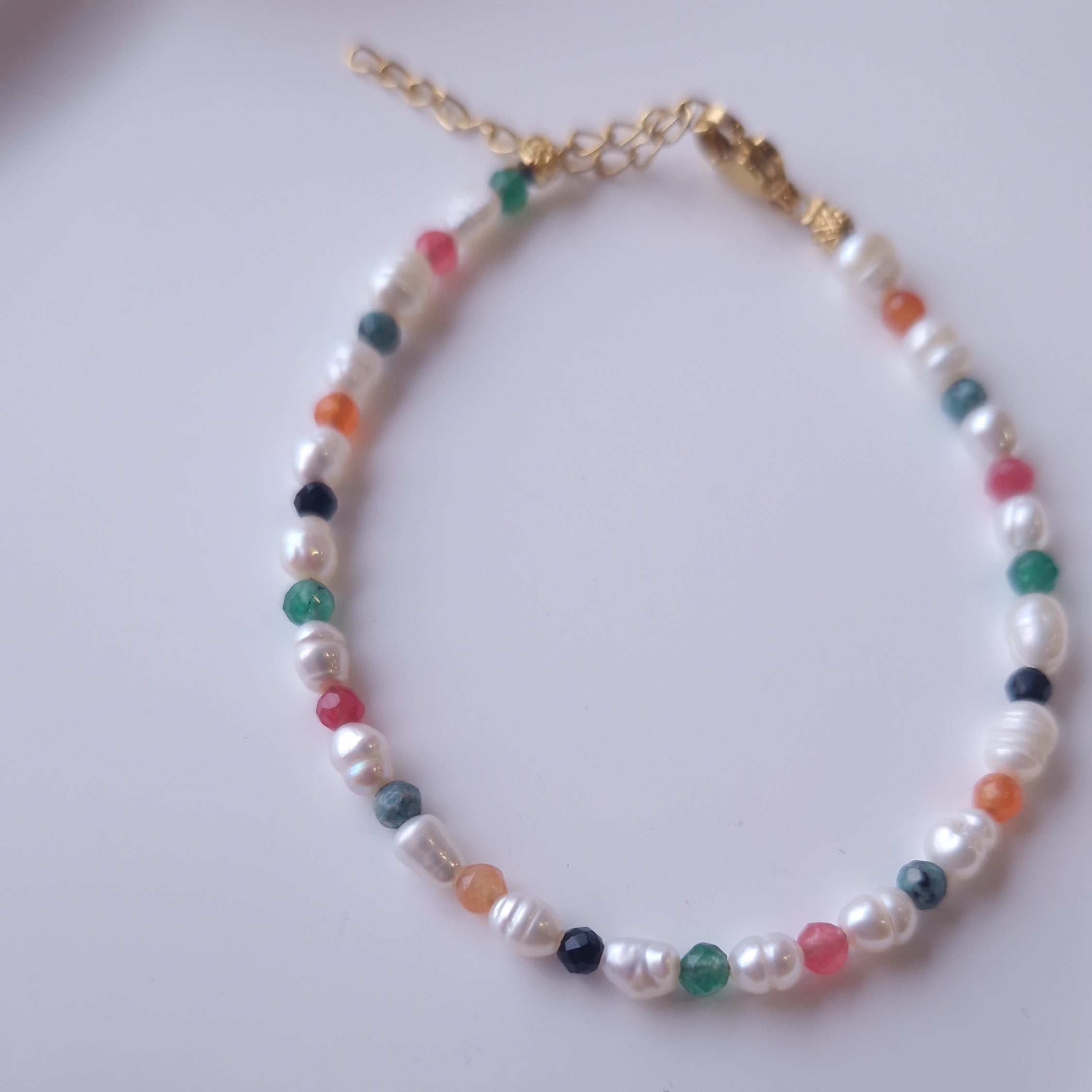 bracelet multicolore tendance printemps été acier inoxydable
