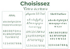 bijou gravé écriture choix personnalisation bijou gravé 