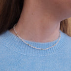 collier ras du cou perles blanches femme idée cadeau bijou délicat