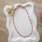 collier ras du cou bord de mer femme perles style bohème tendance