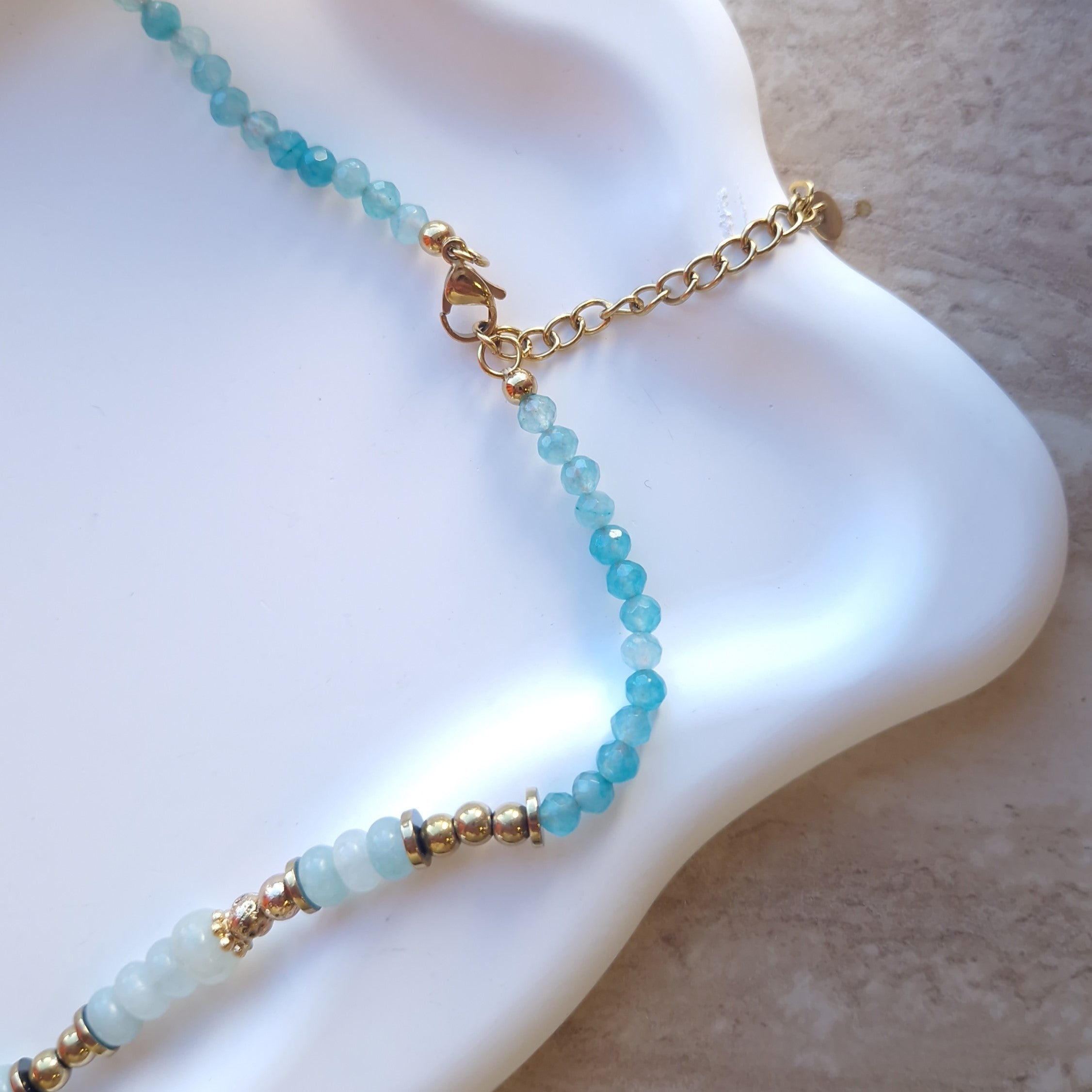 Collier Giulia Bleu