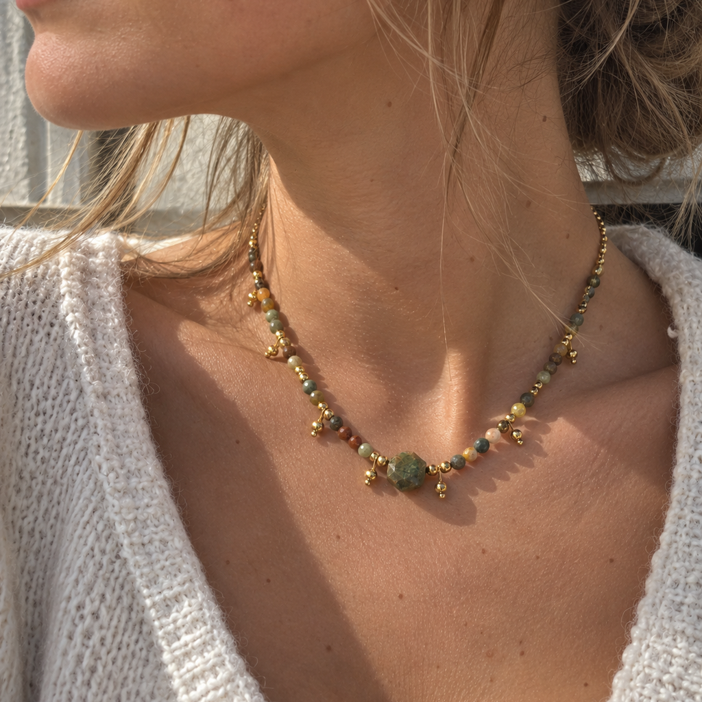 Collier Isée Vert