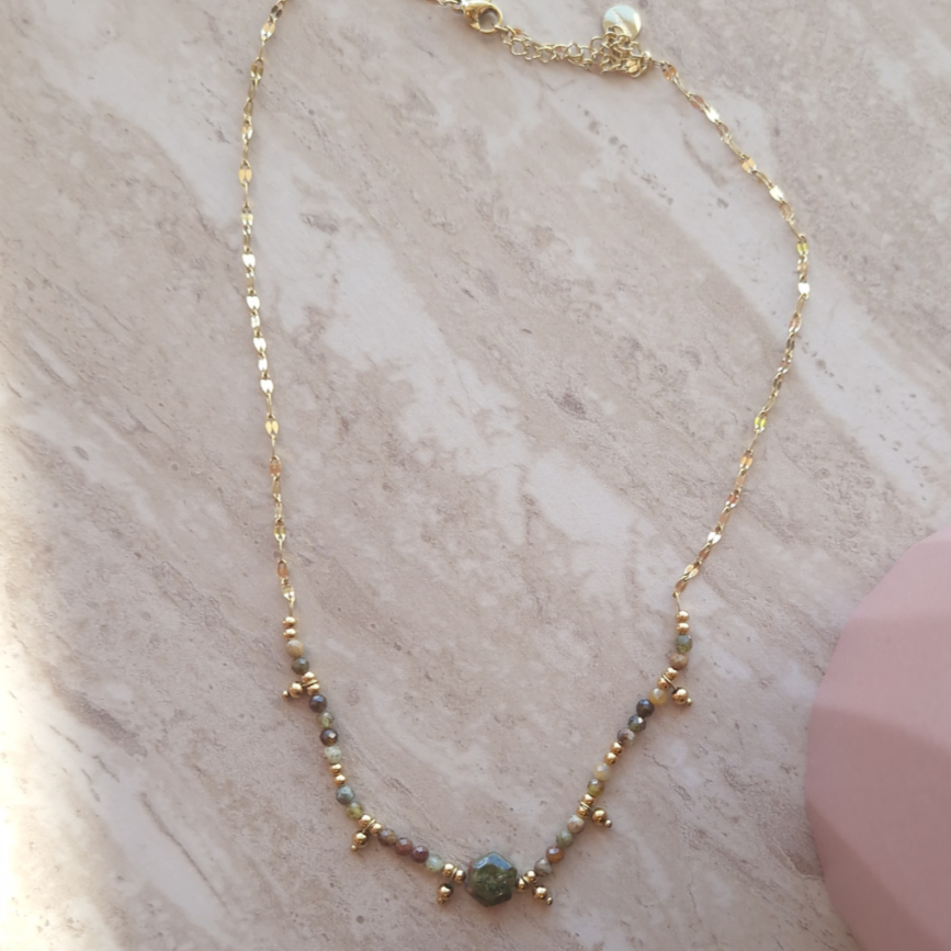 Collier Isée Vert