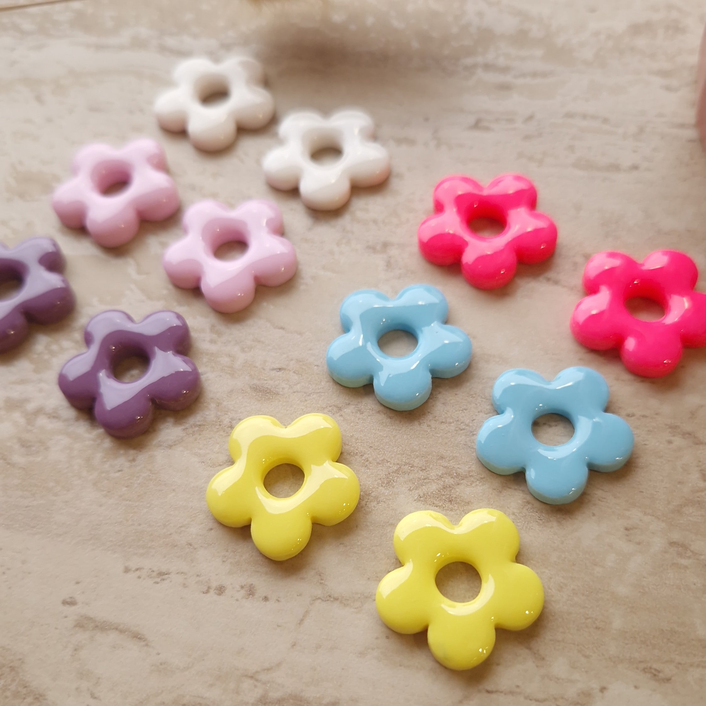 pampilles interchangeables petites fleurs femme boucles d'oreilles personnalisables