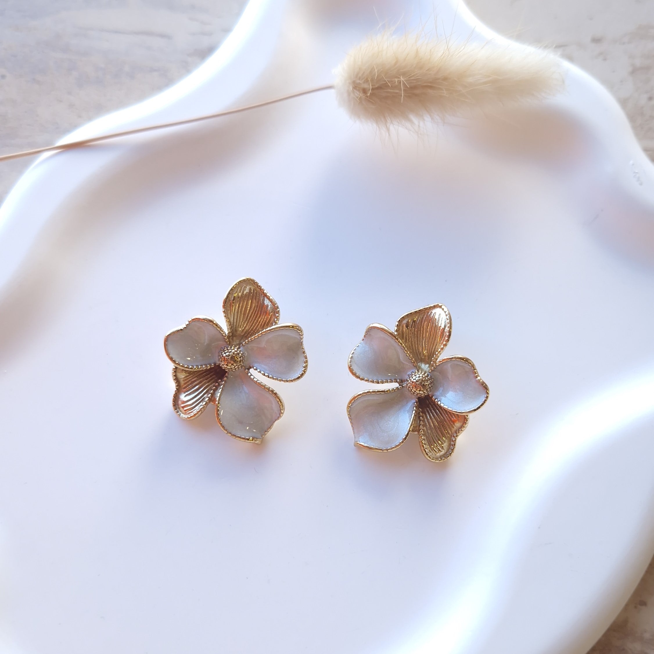 Boucles d'oreilles Camélia